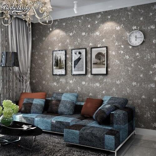 Beibehang nostalgia simulation cement gray obscure wallpaper plain mattress living room shoe shop engineering tooling wallpaper