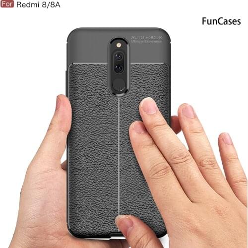 Lychee Pattern TPU Cases For Xiaomi para Redmi 8 Soft TPU Cover Xiaomi Redmi telefoon 8A Note 7S 9C 9 9A 7 Pro 10 9i Portable