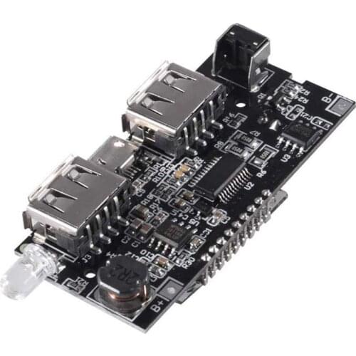 Dual USB 5V 1A 2.1A Mobile Power Bank 18650 Lithium Battery Charger Board Module Digital PCB