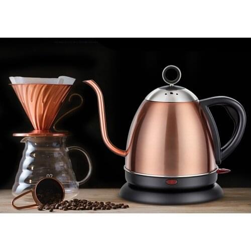 Slender mouth electric kettle 304 stainless steel mini household blister automatic power cut small capacity