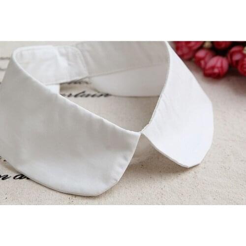 Classic Collar Shirt Fake Collar Tie Vintage Detachable Collar False Collar Lapel Blouse Top Women/Men Clothes Accessories