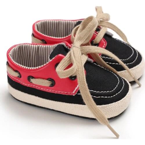 Baby Boys Breathable Mixed Color Anti-Slip Shoes Sneakers Soft Soled Walking Shoes First Walkers 0-18M