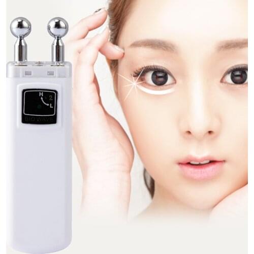 Portable Microcurrent Eye Massager Under-eye Bags Crows feet Wrinkle Removal Skin Lift Eye Care Beauty Device