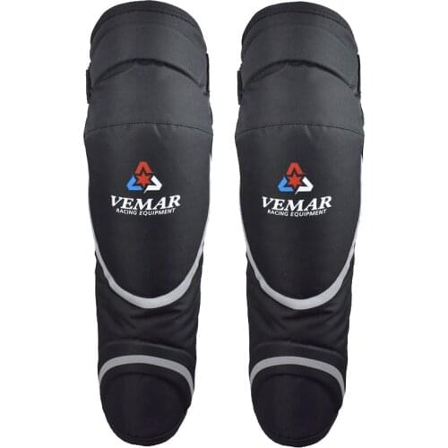 New Skiing Skating Protector Knee Pads Thick Warm Motorcycle Knee Protector Guards Moto Racing Riding Protection Kneepads Black