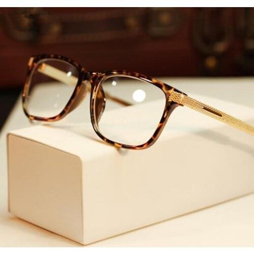 Retro Metal Eyeglass Frames Full Rim Men Women Fashion Glasses myopia Rx able Computer Anti Coating Protection