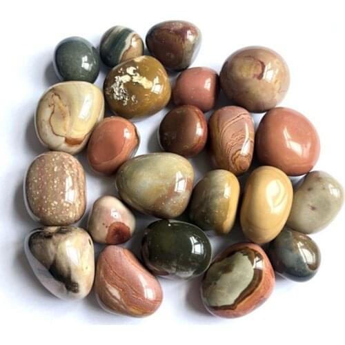 Polychorme Jasper Tumbled Stones Natural Quartz Crystals Gems For Healing Reiki