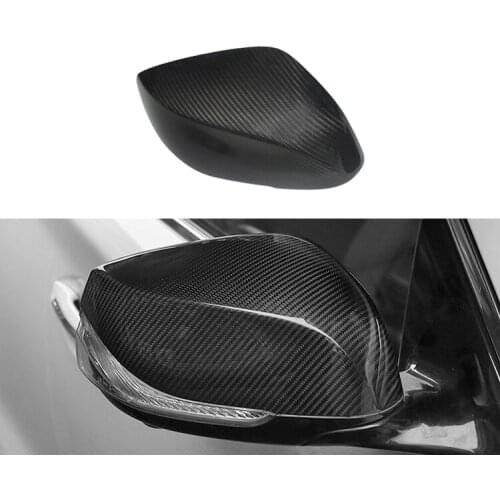 Full Carbon side mirror cover for INFINITI Q50 Stick-on type rearview mirror cover 2015-2017