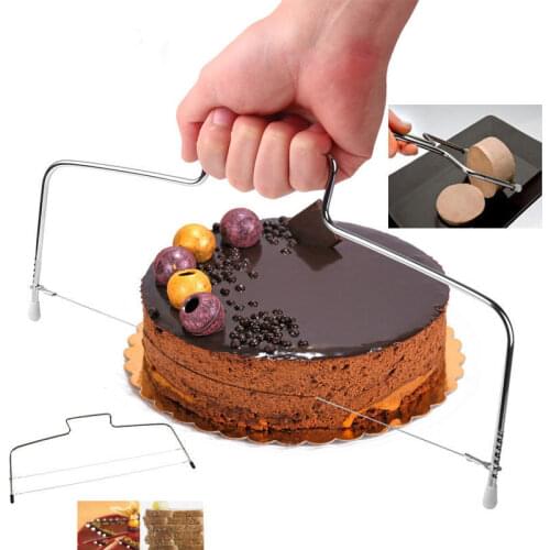 Wire Slicer Stainless Steel Cake Cutter Bread Cutting Leveller Decorating Divider Slicer Tool