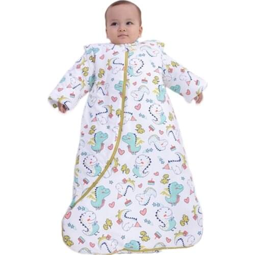 For Newborn Baby Sleeping Bag Detachable Sleeve Childrens Envelope Winter Infant Swaddle Stroller Saco De Dormir Bebes Slaapzak