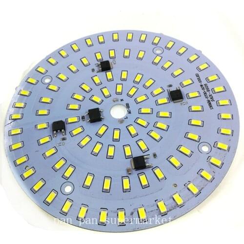 LED light panel 50W 100leds 138mm White 220V High voltage drive free light panel 5730 chip light source