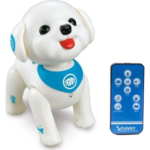 RC Robot Dog Smart Puppy Teddy Programmable Voice Control Singing Walking Remote Control Electronic Pet Educational Toys