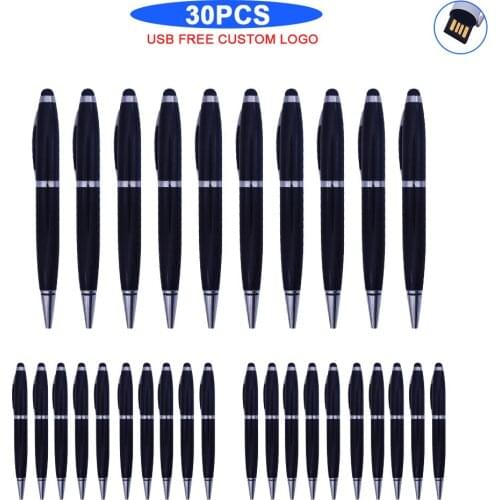 High speed 30pcs free logo USB 2.0 flash drive 128GB 64GB 32GB 16GB 8gb 4gb pen drive pendrive U disk memo cel usb stick gift