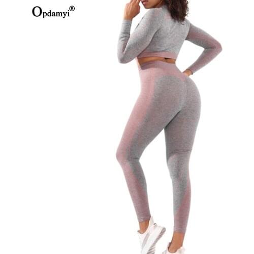 Yoga Clothing Set Sports Suit Women Sportswear Sports Outfit Fitness Stripe Athletic Wear Gym Seamless Workout Clothes For Women