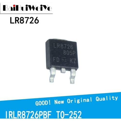 10PCS/LOT IRLR8726 IRLR8726PBF LR8726 IRLR8726TRPBF 30V 86A TO-252 TO252 MOS FET New and Original IC Chipset