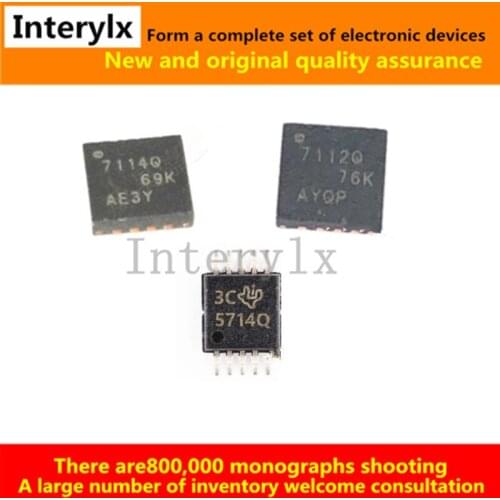 10PCS TPS57140QDGQRQ1 5714Q MSOP-10 TPS57112QRTERQ1 7112Q TPS57114QRTERQ1 7114Q QFN-16 Adjustable Step-Down Switching Regulator