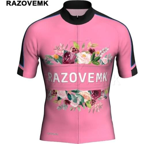 2018 RAZOVEMK Cycling Jersey Summer Ropa Ciclismo bicycle clothing Mtb Bicycle Shirt Cycling Clothing short jersey only