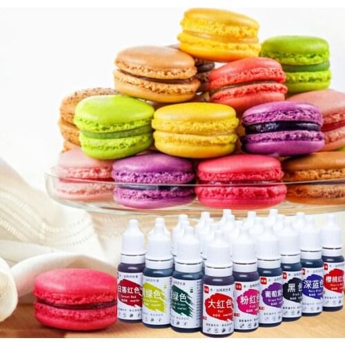 24Pcs/Set New Food Coloring Fruit Powder Cake Fondant Macaron Dessert Decal Soap Baking Color Cake Decoration Tools Cake Tools