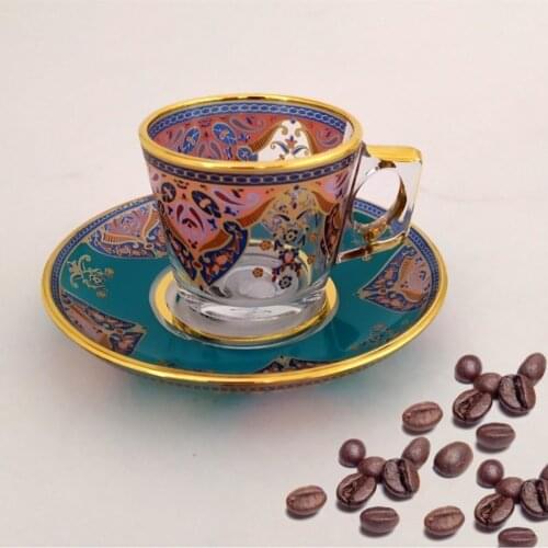6 personality Turkish coffee ekspresso Cup Pad Robo-8712evla