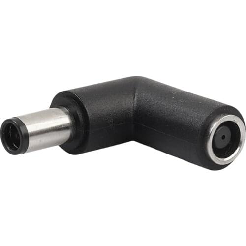 7.4x5.0 Straight head to 7.4x5.0 elbow DC Power Charger Adapter Converter Connector for DELL HP 7.4X5.0 to 7.4X5.0mm