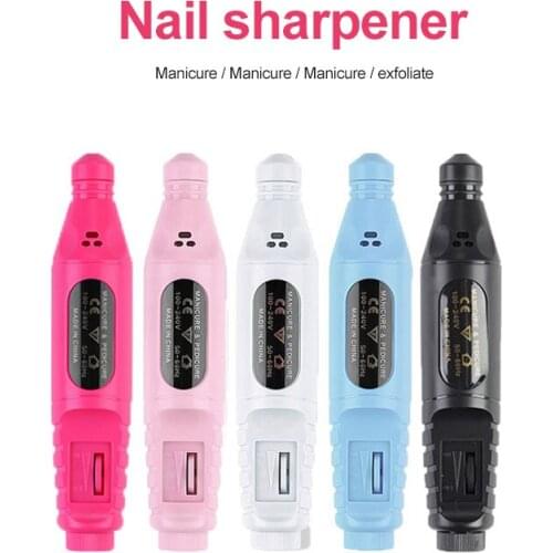 Nail Drill Machine Electric Pen Professional Nail Polisher Portable Polishing Nail Remover Nail Drill Pen Nail Art Sanding File