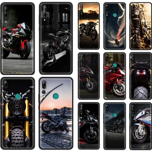 Phone Case for Huawei Y5 Y6 Y7 Y9 Prime 2019 Y9s Y5p Y6p Y7p Y8p Y6s Y9s Y9a TPU Cases Cover Classic Motorcycle