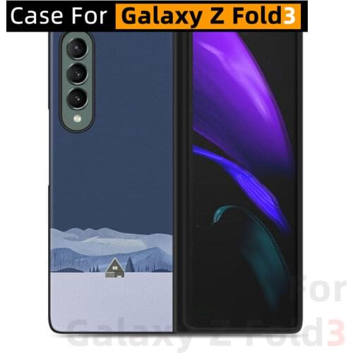 For Galaxy Z Fold3 Case, Galaxy Z Fold 3 Case W22 Case Pu Material