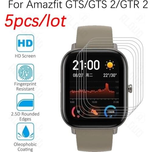 For Xiaomi Huami Amazfit GTS 2 GTR 2 Smart Watch Screen Protector Not glass HD Film For Amazfit GTS GTR 2e Bip Soft TPU Film