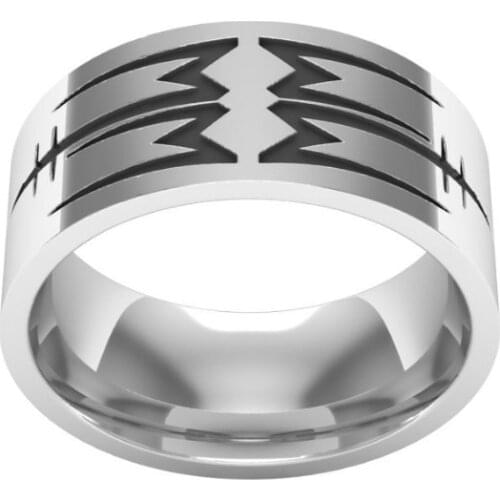 Hot Sale Marilyn Manson Rock Band Rings, Fan Gift Ring, Mens and Womens Titanium Steel Ring, Fashion Accessories