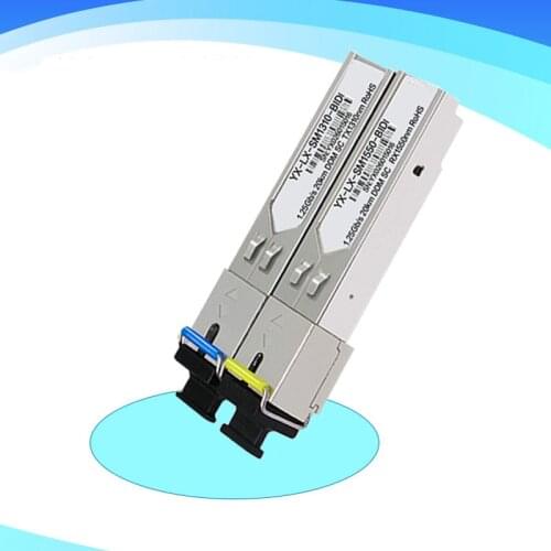 2pcs SC SFP Module Gigabit DDM BIDI 1000Mbps Fiber Tranceiver Sfp module Compatible With Mikrotik Cisco Switch