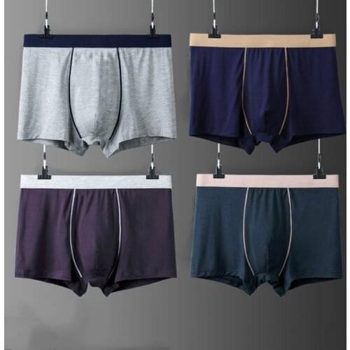 Boxers Mens Modal Soft boxer shorts Men Underwear Cuecas masculinas interior boxer men 4PCS