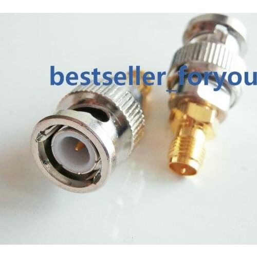 Adapter RP SMA female Jack to BNC Plug Male straight adapter SMA-BNC