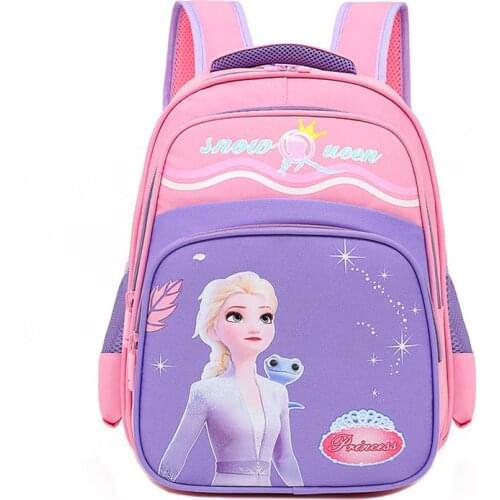 Disney new kindergarten school bag cartoon girls baby childrens backpack cute elsa anna child backpack