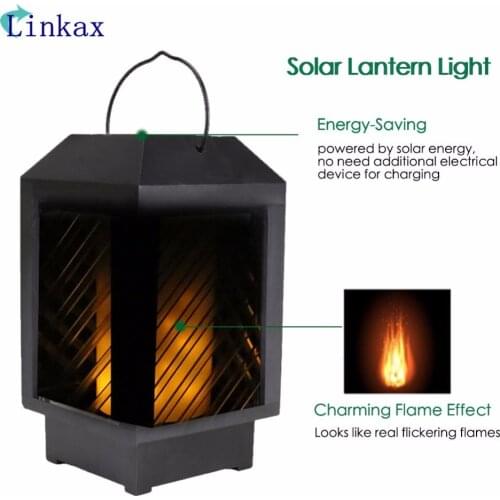 96 PCS Solar Flame Flickering Garden LED light IP65 Outdoor Solar light Spotlights Landscape Decoration led Lamp with Switch