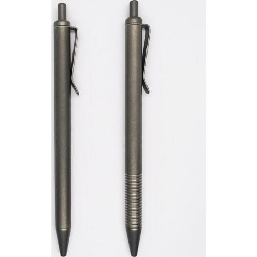 1 Piece New Arrival Titanium Alloy Tactical Clip Pen for Writing