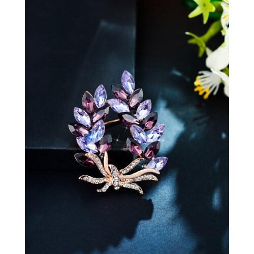 Bauhinia Brooch womens accessories sweater autumn and winter fashion versatile Brooch Pin