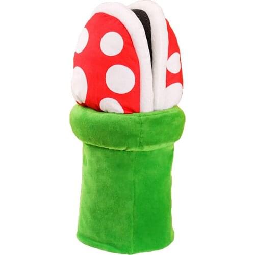 29cm Anime Shoes Cartoon Cute Cosplay Costumes Props Corpse Piranha Petey Flower Slipper Home Cotton Shoes Christmas Funny Gift