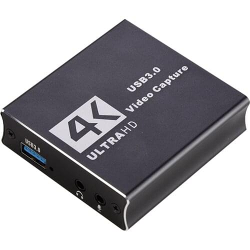 4K60HZ USB3.0 Video Capture Card USB3.0 Capture 4Kp60, HDMI-Compatible Loop-Out for Gaming/Live Stream/Video Conference