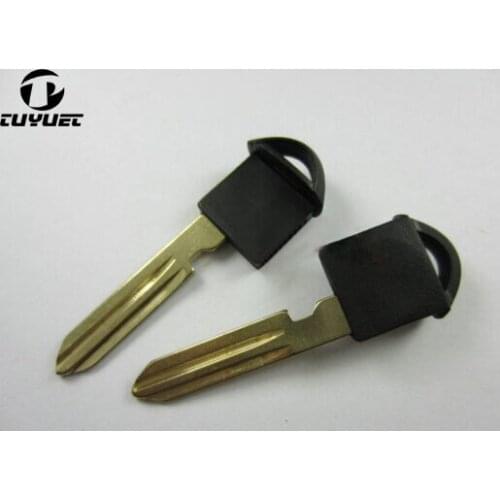 5PCS/Lot Smart Blank Emergency Key Blade For Nissan Smart key Card (Black plastic head)