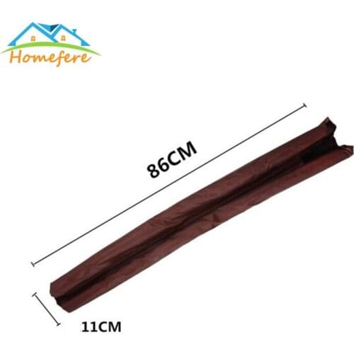 86CM Wind Dust Blocker Doors and Windows Protecter Sealer Door Stops Home Decors Brown