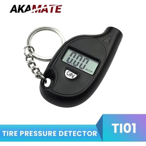Digital Display Of Key Chain Tire Pressure Gauge For Measuring Tire Pressure Mini Tire Pressure Gauge