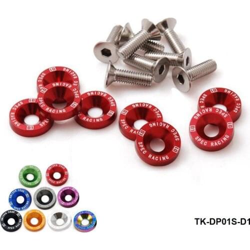 D1 Spec 8 Pcs M6 x 20 Headlights Bumpers Fender Washers Kit Bolt Screw Engine Fit For HONDA TK-DP01S-D1