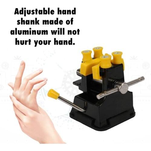 Osculum Electric Hand Drill Fixation Holder Multifunctional Aluminum Alloy Table Mini Bench Vice
