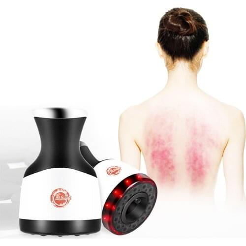 Infrared Electric Scraping Massager instrument Heating moxibustion Tank Negative Pressure Stone Household Beauty Vacuum Cup