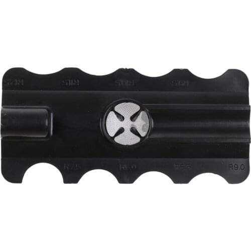 5 In 1 Pool Cue Tip Tool Billiards Snooker Cue Trimmer/Tapper/Smoother/Shaper/Burnisher Cue Care Tool - Black