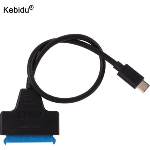 Type C Cable Sata To USB 2.0 Adapter Support 2.5 Inches External SSD HDD Hard Drive 22 Pin Sata Cable USB C to Sata Adapter