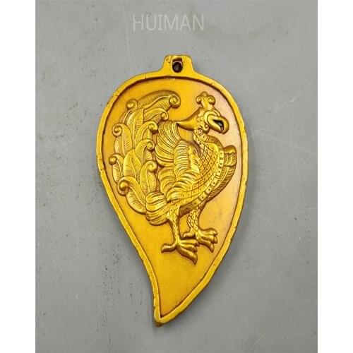 Collection China Brass Antique Imitation Command The Bronze Medal Sculpture Metal Crafts Home Decoration#5