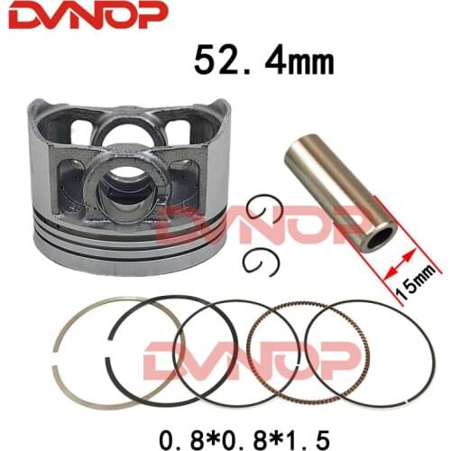 Motorcycle Piston Ring Gasket Kit for SYM GR125 XS125T XS125T-17 ARA125 Piston ring