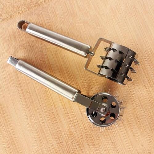 Creative Kitchen Steel Meat Tenderizer Meat Steak Steak Restaurant Hammer Western Wheel Steak Meat J5E6