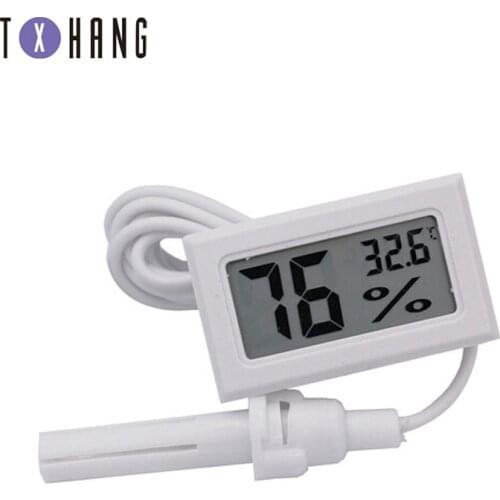Indoor Room LCD Electronic Temperature Humidity Meter Digital Thermometer Hygrometer Weather Station Alarm