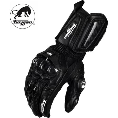 Mens Leather Motorcycle Gloves Luva Moto Long Racing Gloves Afs 10 Motorbike Gloves Guantes Motocross Gloves